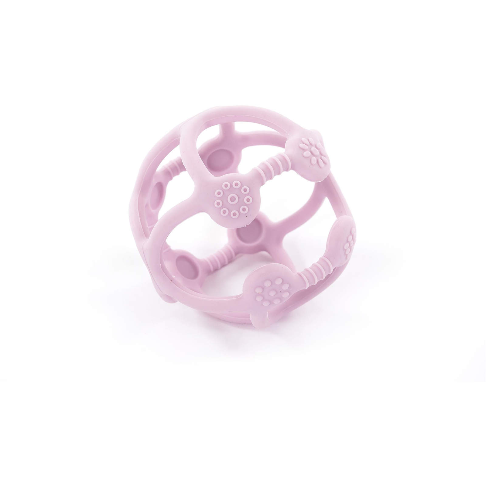 Bo Jungle szilikon rágóka B-BALL Pastel Pink (5407010492316)