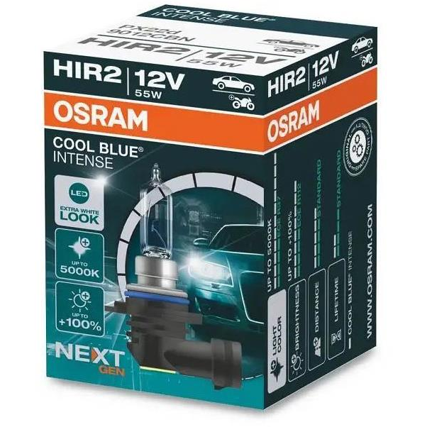 OSRAM izzó 12V 55W HIR2 COOL BLUE INTENSE (NEXT GEN) HIR2 (foglalat PX22d) (1db csomagban) (4062172215572)