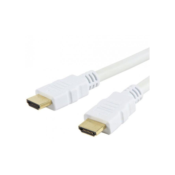 Techly 2.0m HDMI M/M cable HDMI 2 m HDMI tipo A (Estándar) Blanco