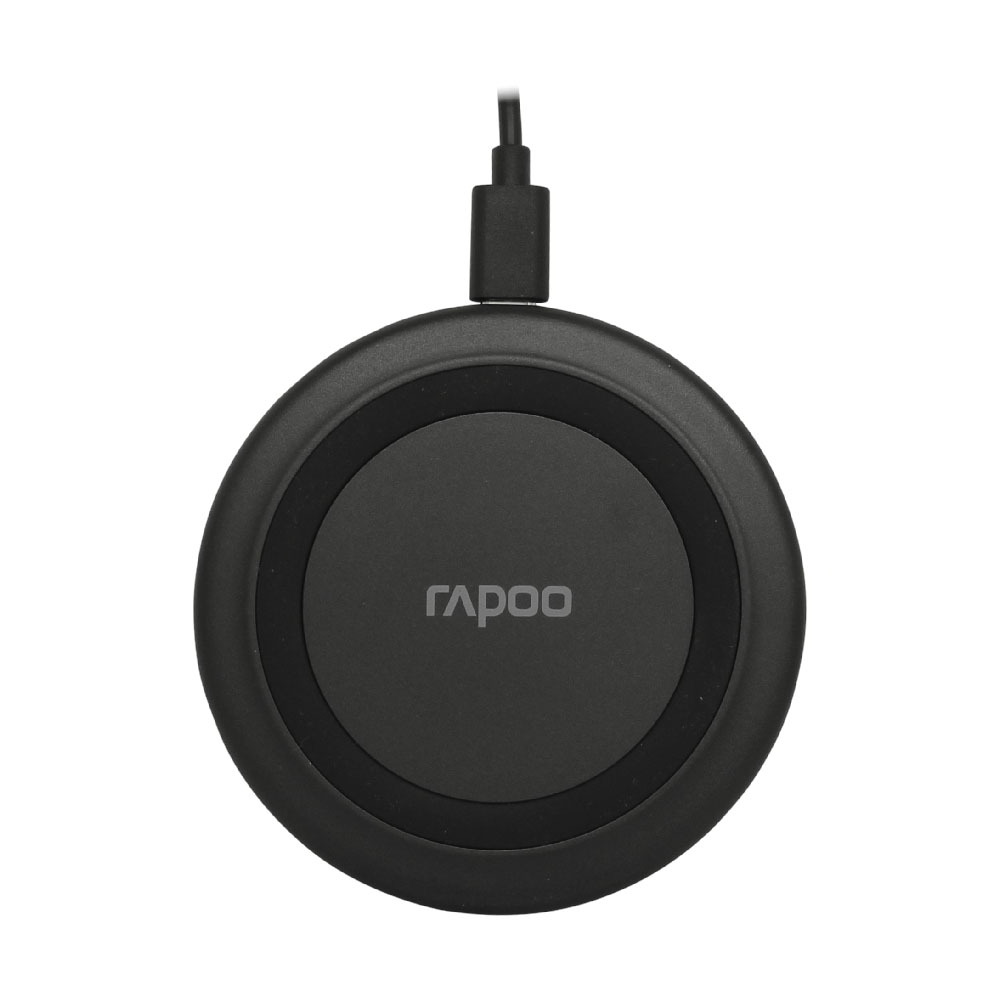 Rapoo XC110 Okostelefon, Táblagép Fekete USB Vezeték nélkül tölthető Gyorstöltés Beltéri (19537)