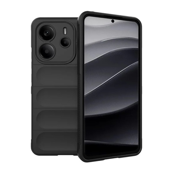 Gigapack szilikon tok 3D minta Xiaomi Redmi Note 14 4G fekete