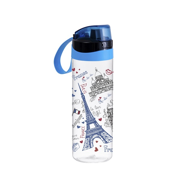 Titiz Iris 750ml Sport Gyerek Kulacs - Párizs mintás (161670-014)