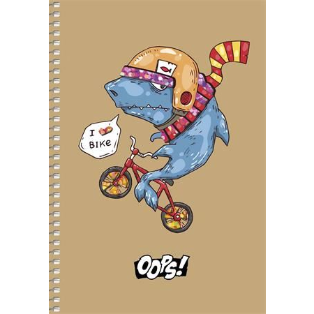 Shkolyaryk Student spirálfüzet A5, kockás, 96 lap (A5-SC-096-6116K) (A5-SC-096-6116K)