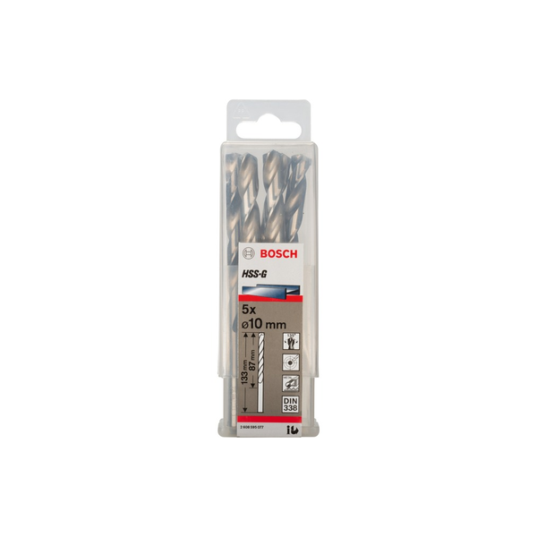 Bosch 2608595077 HSS-G Fúrószár - 10x87mm (5 db / csomag)