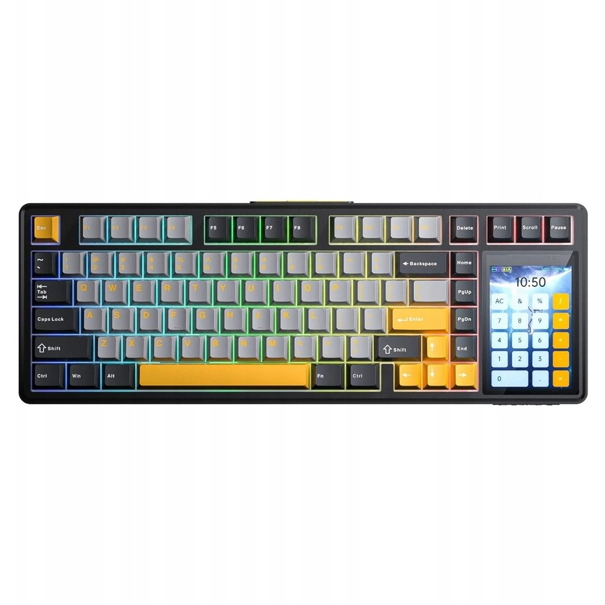Клавиатура Aula L99 Tri-Mode, английска подредба, черна