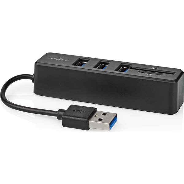HUB USB Nedis Nedis CCGB60250BK01 huby i koncentratory