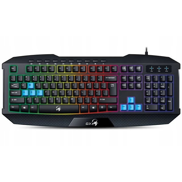 GENIUS Scorpion K215 Gaming CZ+SK fekete 31310474118