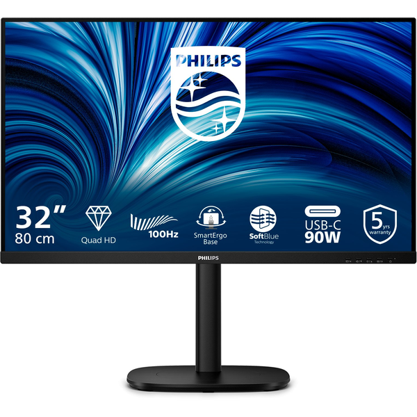 Philips 32B2U3601/00 31,5" QHD IPS monitor fekete