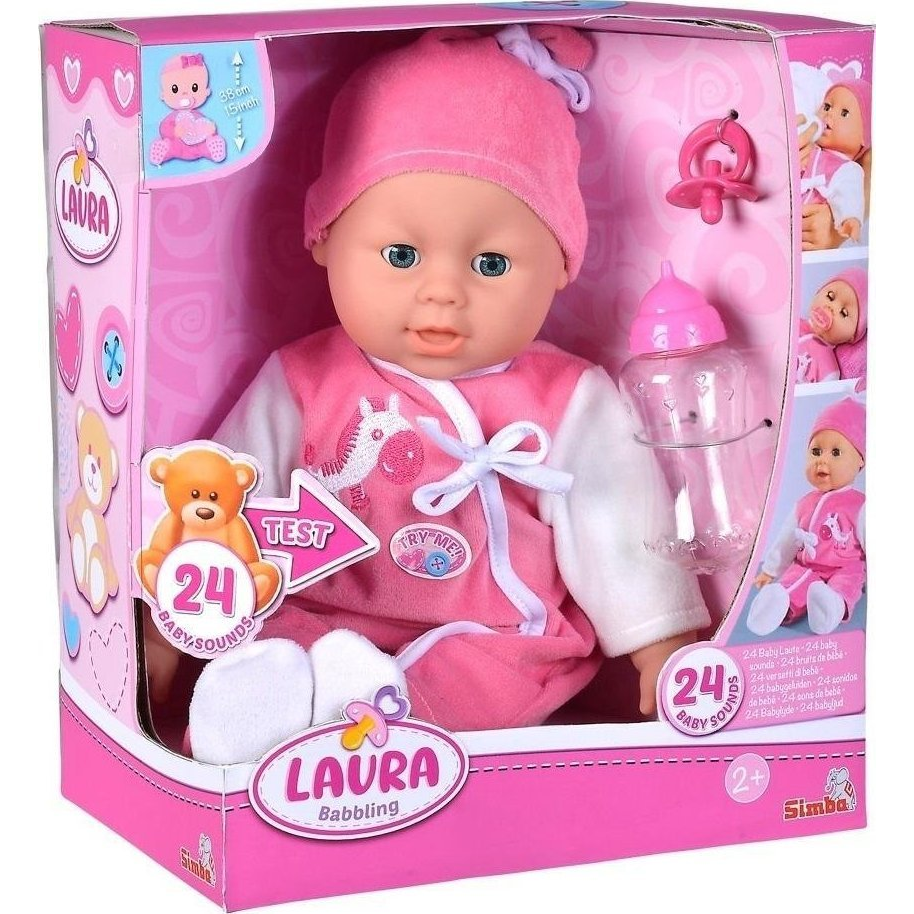 Laura baba, 24 babahang, 38cm (105140489)