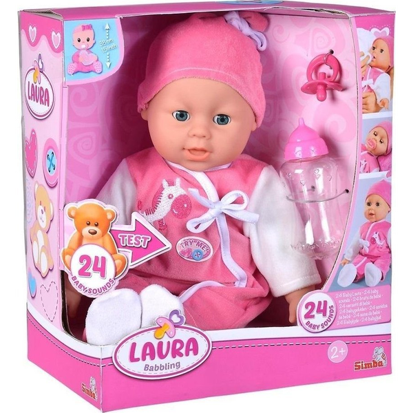 Laura baba, 24 babahang, 38cm