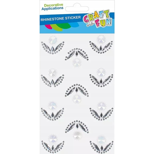 Craft with Fun OZDOBA DEK KRYSZT SPRZYL KWIAT 11SZT CF 12/288