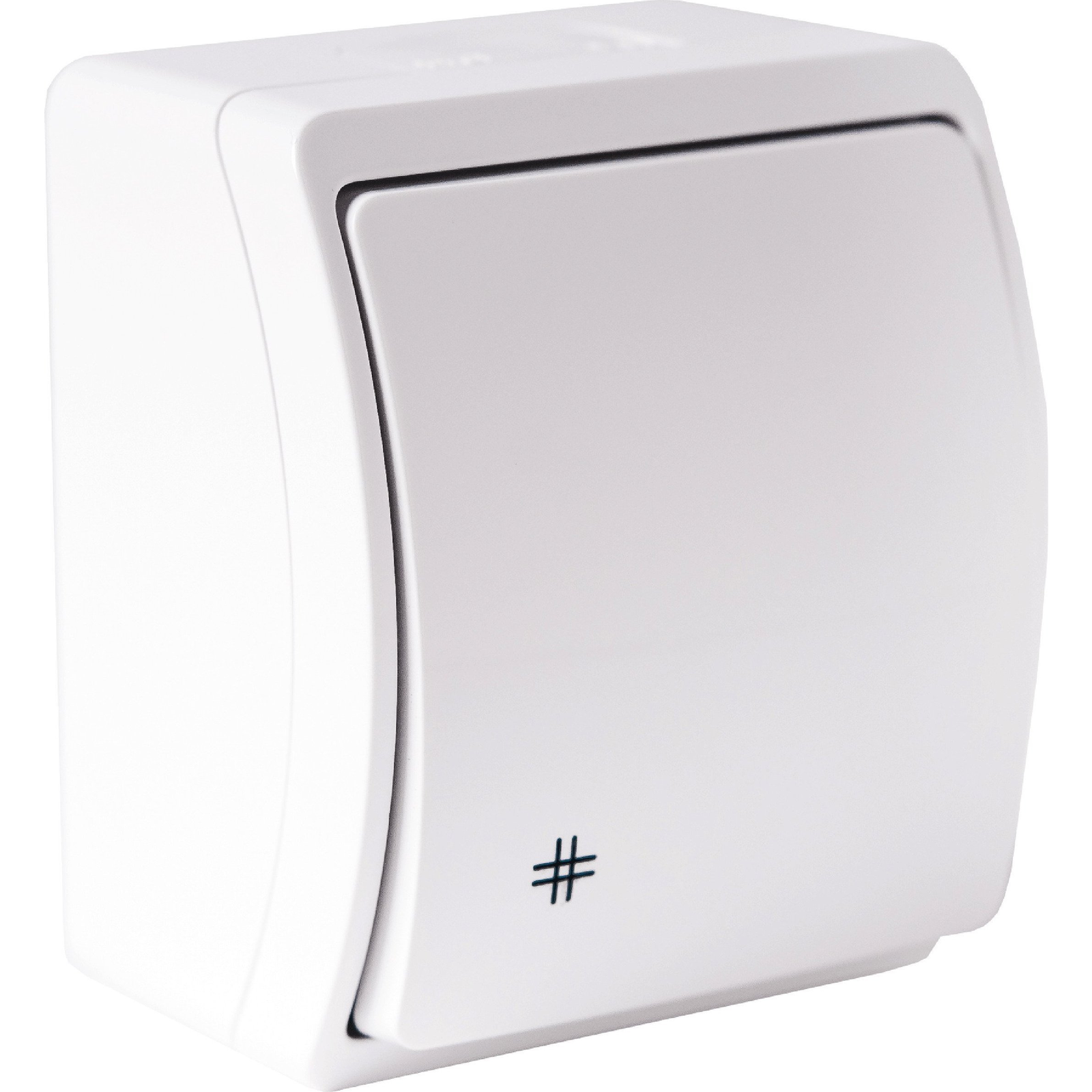 AQUATIC T-pólusú Kapcsoló, IP44, Fehér, 10 Db. (OR-OE-7103/W/10)