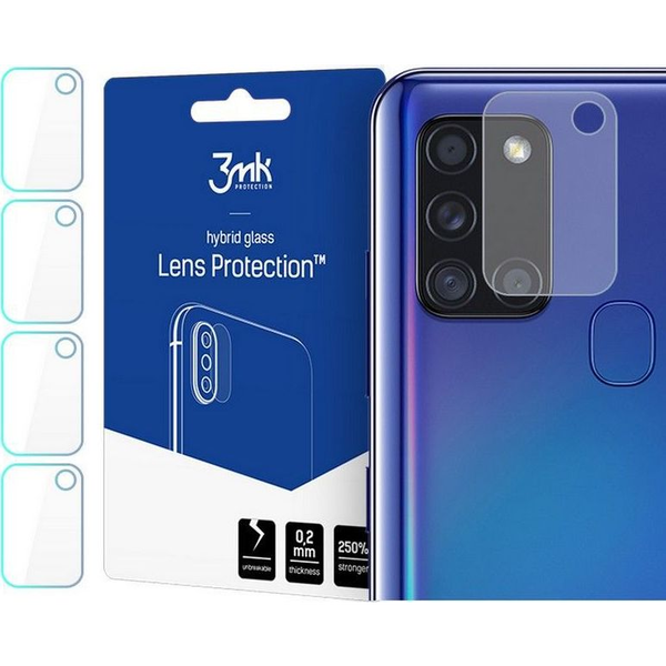 Hybridní Sklo 3MK pro Samsung Galaxy A21s, 4 ks