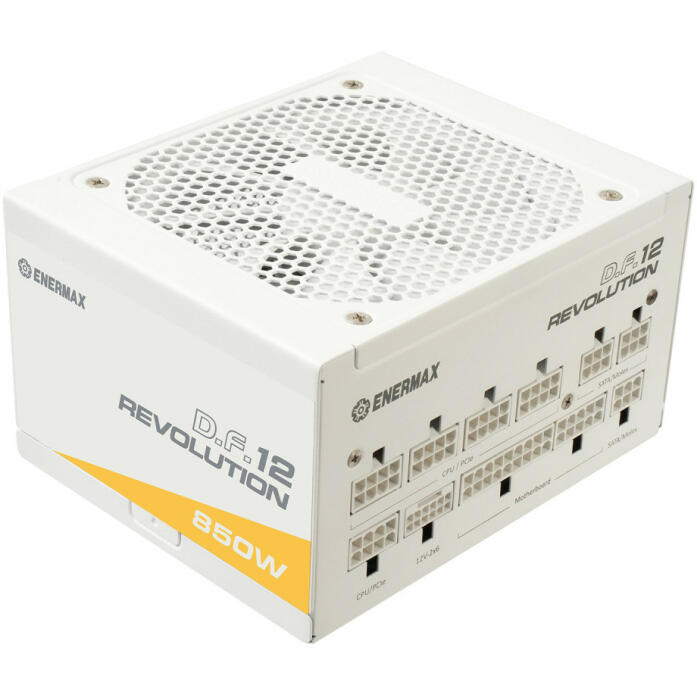 Enermax 850W Revolution D.F. 12 80+ Gold Tápegység (Fehér) (ETV850G-W)