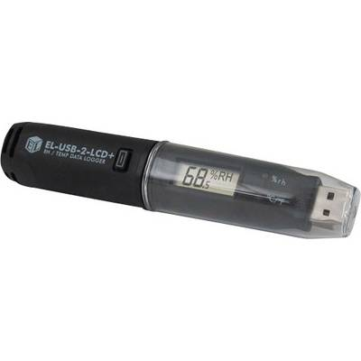 Lascar Electronics EL-USB-2-LCD+ Multi adatgyűjtő Mérési méret Hőmérséklet, Légnedvesség -35 ... 80 °C 0 ... 100 % rF (EL-USB-2-LCD+)