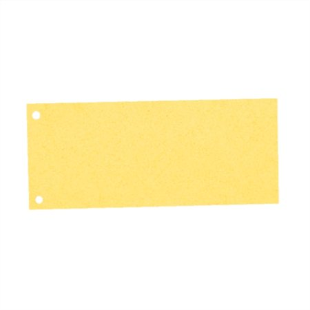 Esselte 105 x 240 mm Karton elválasztócsík - Sárga (100 db / csomag)
