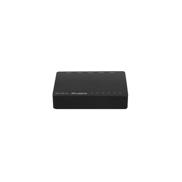 Lanberg DSP2-1005-12V 1Gb/s Gigabit Ethernet Desktop Switch