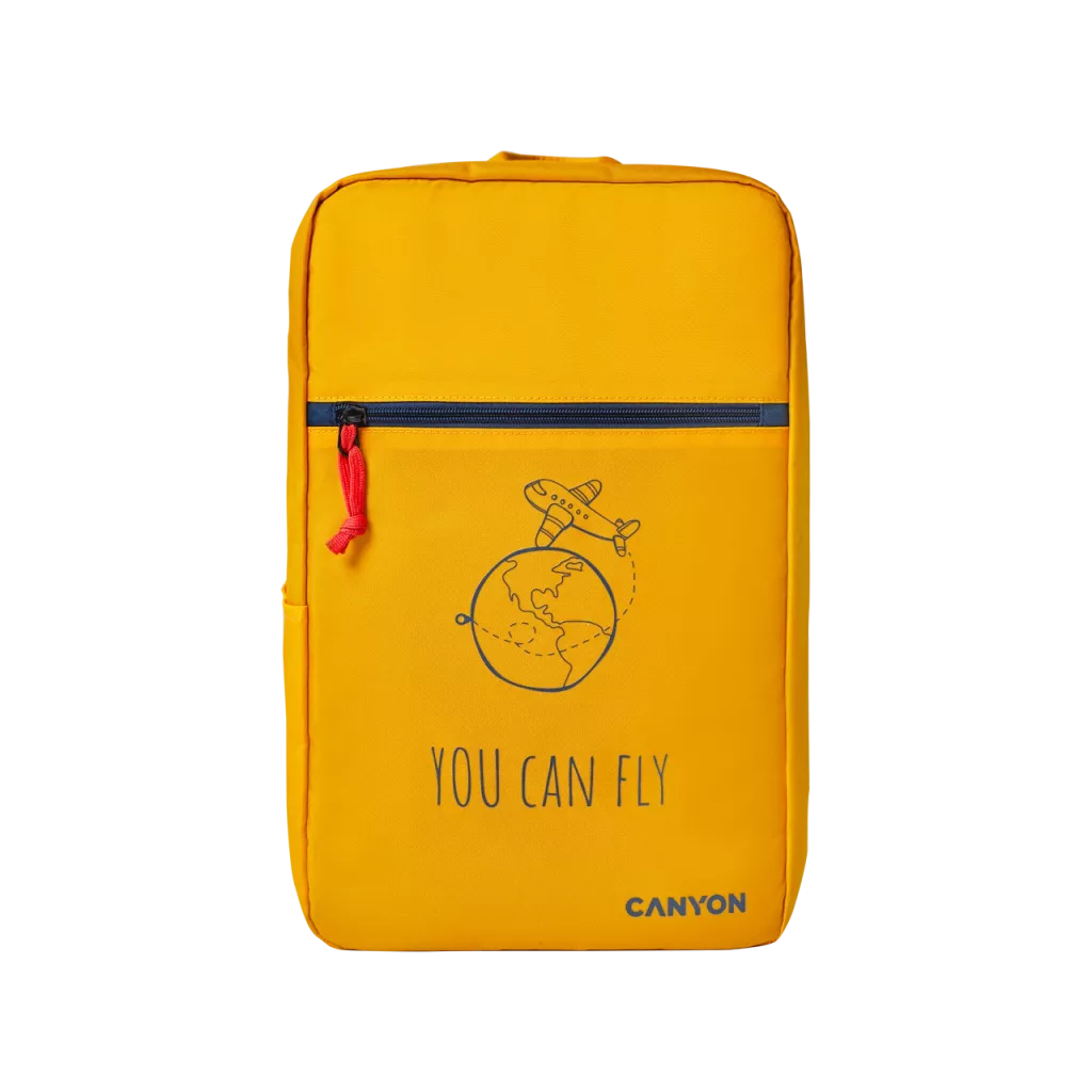 CANYON CSZ-03, cabin size backpack for 15.6'' laptop, polyester,yellow (CNS-CSZ03YW01)