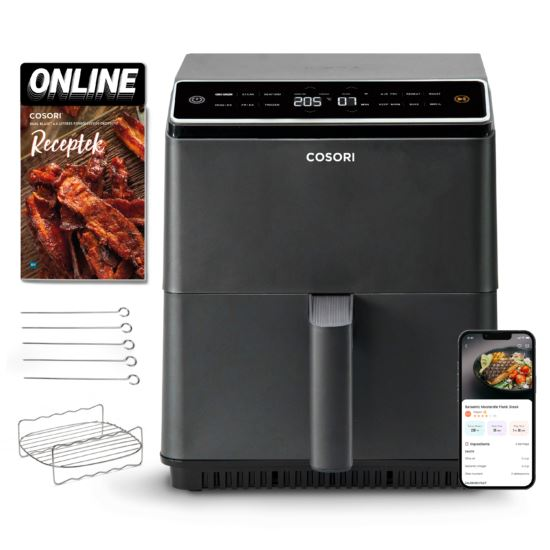 Cosori Dual Blaze forrólevegős sütő sötétszürke (CAF-P583S-KEUR) (CAF-P583S-KEUR)