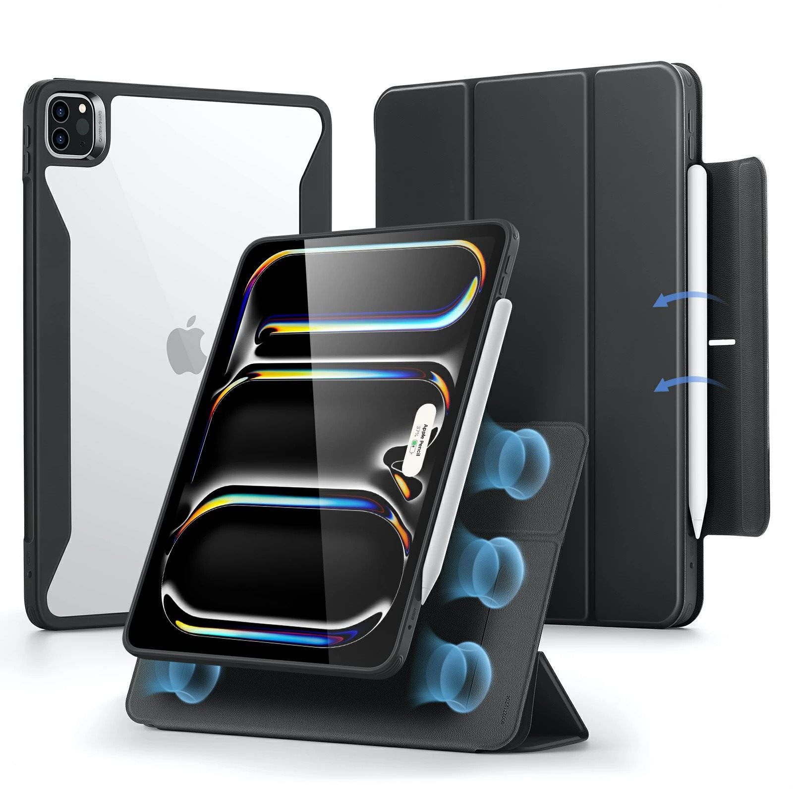 ESR Rebound Hybrid Case 360, Compatible with iPad Pro 13 (2024), Black (1B2000106)