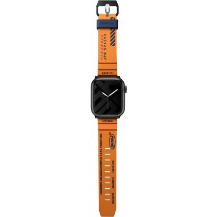 SKINARMA Shokku Csereszíj Apple Watch 42/44/45mm Narancssárga