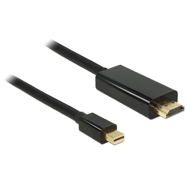 Cablu mini Displayport - HDMI, DeLock, 2 m, Negru