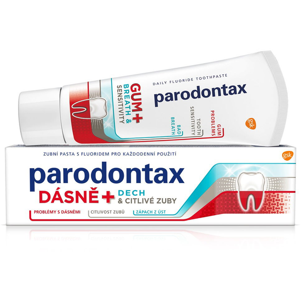PARODONTAX fogínygyulladásra és érzékeny fogakra, kellemes leheletért, 75 ml