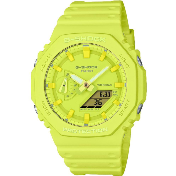 Reloj Hombre Casio Ga-2100-9a9er Amarillo