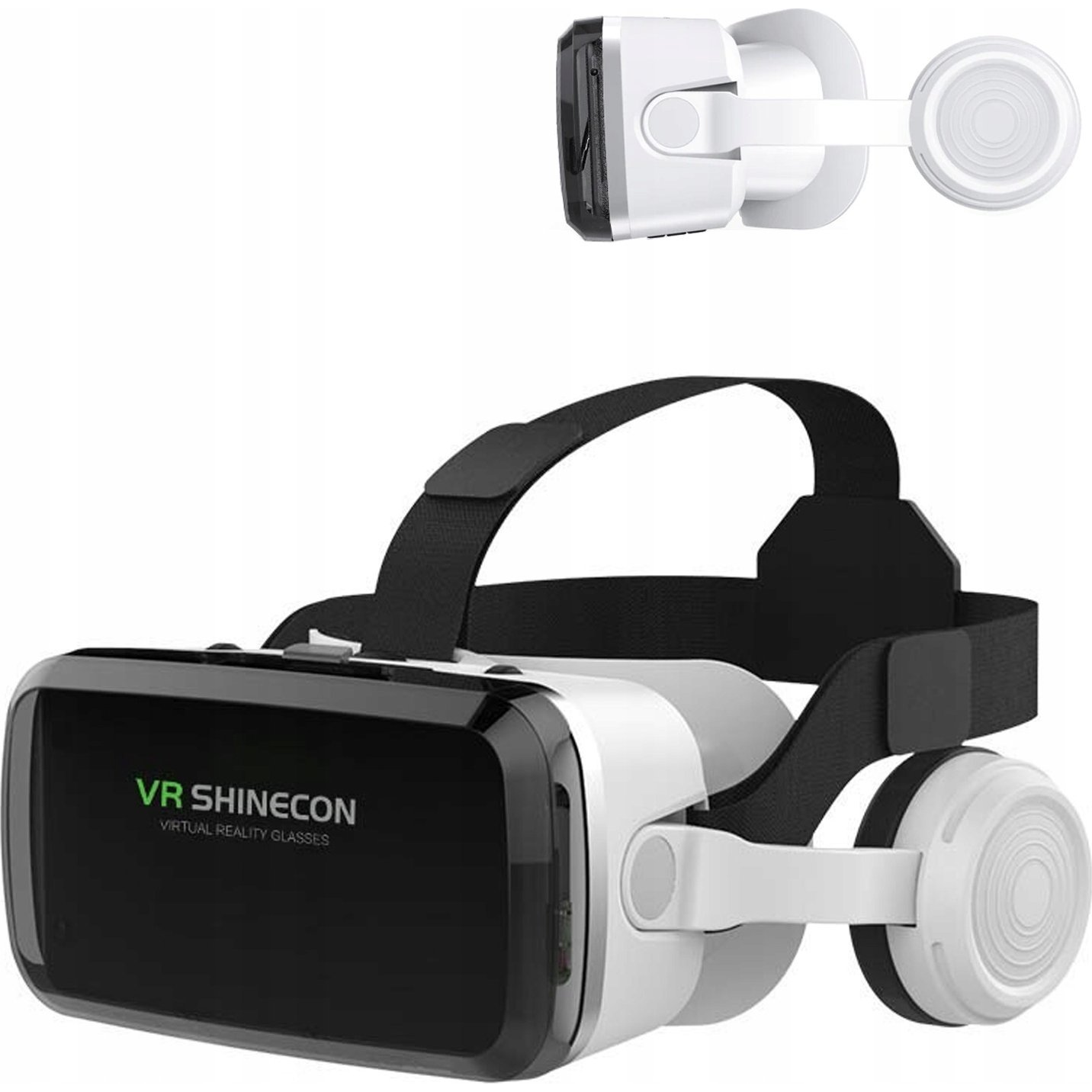 Okuliare okuliare VR 3D 360 Shinecon G04BS so slúchadlami pre telefóny do