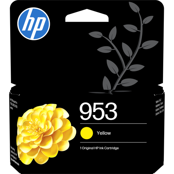 HP 953 Yellow Original Ink Cartridge blækpatron 1 stk Standard