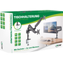 InLine 23160B sistem montare monitor/stand 43,2 cm (17") Birou Negru