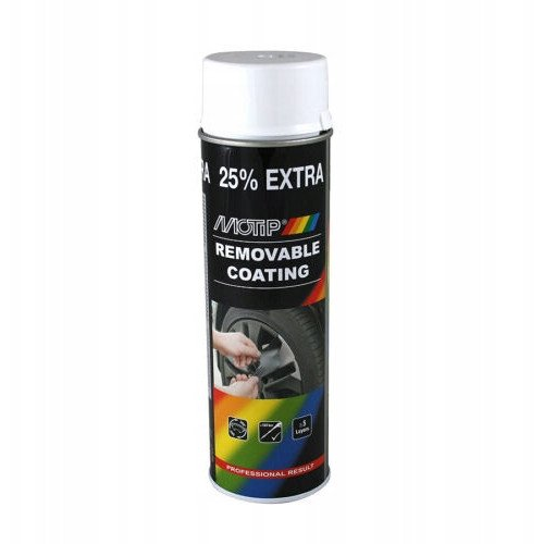 Motip MX_MOT04303 Eltávolítható Bevonat Sprayplast 500ml - Fehér (04303)