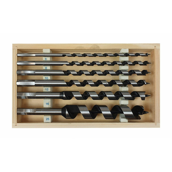 Комплект от 6 свредла за дърво 6-25 мм дължина 230 мм (S10471)