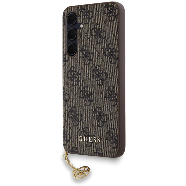Zadní Kryt Guess pro Samsung Galaxy A35 4G Charms Collection hnědá