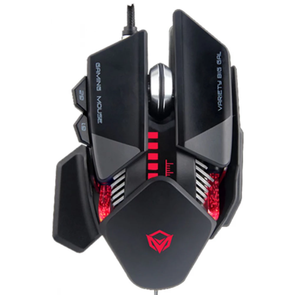 Meetion MT-GM80 Gaming egér 4000 DPI RGB fekete (MT-GM80)