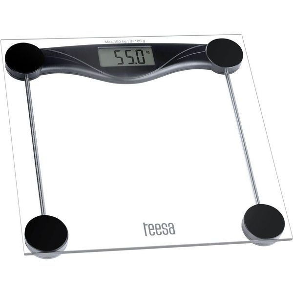 Teesa TSA0801 Személymérleg, üveg, 180 kg