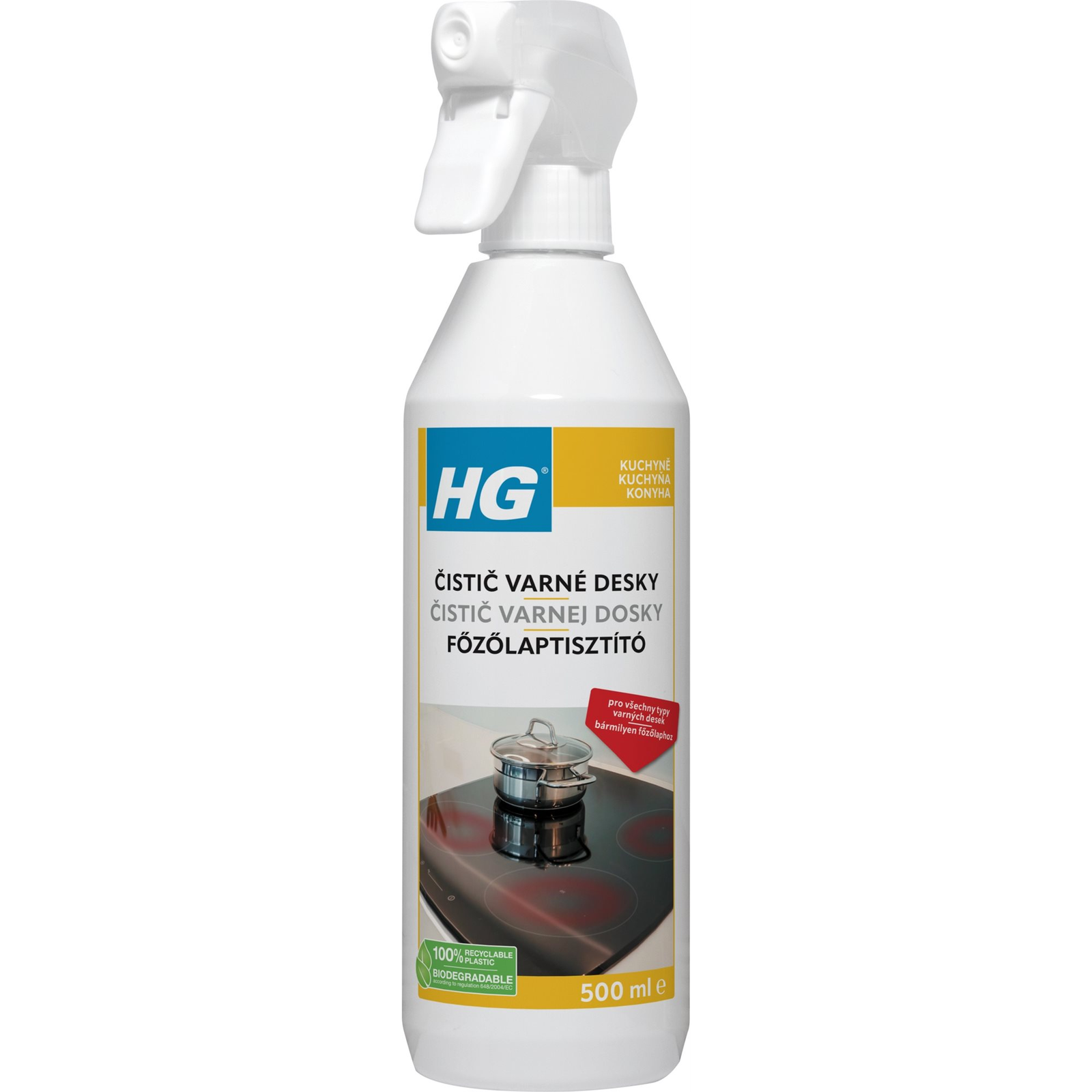 HG Főzőlaptisztító szer mindennapi használatra 500 ml (8711577014612)