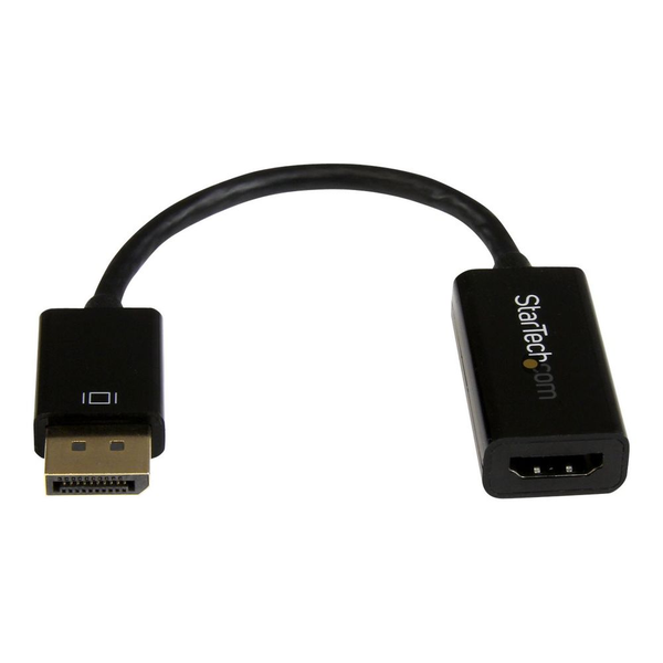 StarTech.com DP2HD4KS адаптер за видео кабел 0,15 м DisplayPort HDMI тип A (стандартен) Черен