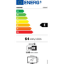 Hisense 55E6NT televizor 139,7 cm (55") 4K Ultra HD Smart TV Wi-Fi Negru 300 cd/m²