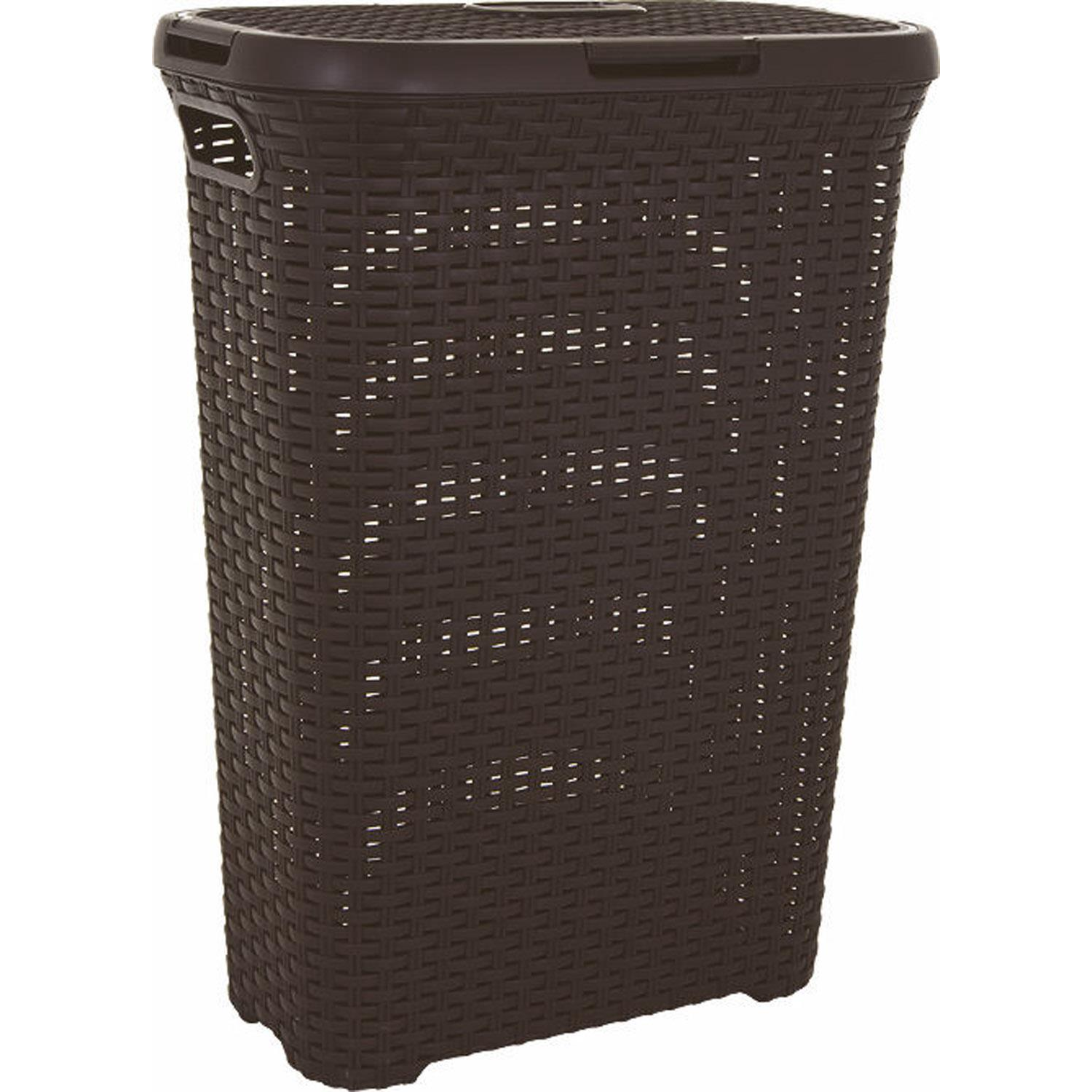 Curver Natural Style Rattan hatású ruháskosár 40L - Barna (193009)