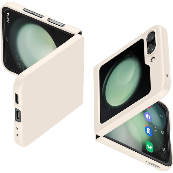 Калъф за Samsung Galaxy Z Flip5, Spigen Air Skin, Pearled Ivory