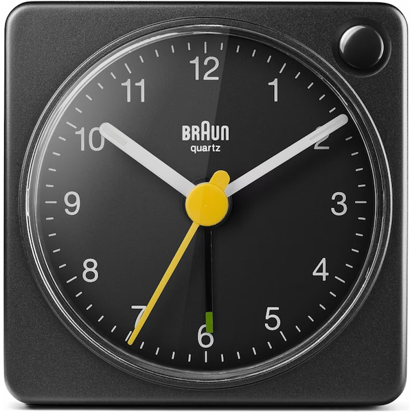 Braun BC02XB vækkeur Quartz alarmur Sort