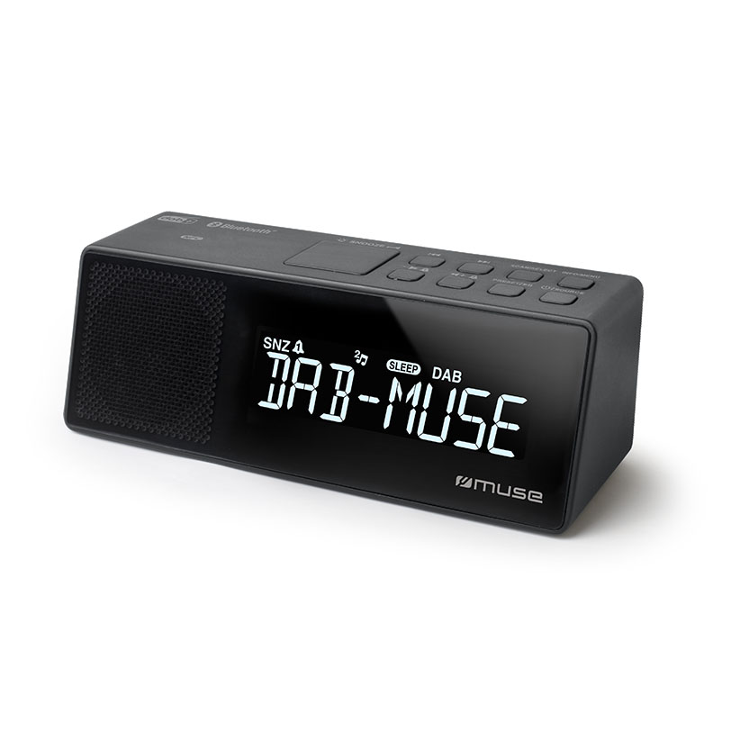 Muse M-172DBT Rádiós Ébresztőóra - Fekete (M-172DBT)