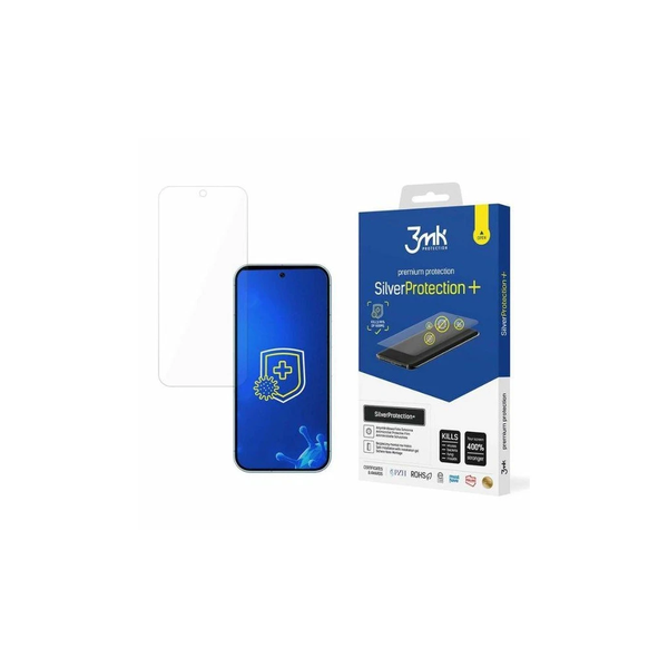 3MK SilverProtect+ Google Pixel 9 Pro készülékhez Wet-Install antimikrobiális kijelzővédő