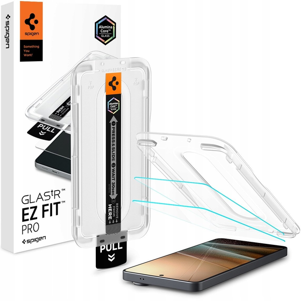 Tvrdené sklo pre Galaxy S26 Ultra, Spigen EZ Fit Pro AR 2P, s aplikátorom