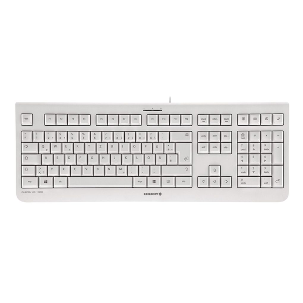 CHERRY KC 1000 πληκτρολόγιο Παγκόσμιος USB QWERTY Σκανδιναβικός Γκρι