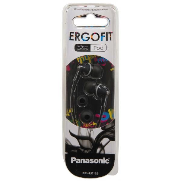 Panasonic RP-HJE125E-K In-Ear 3,5mm schwarz