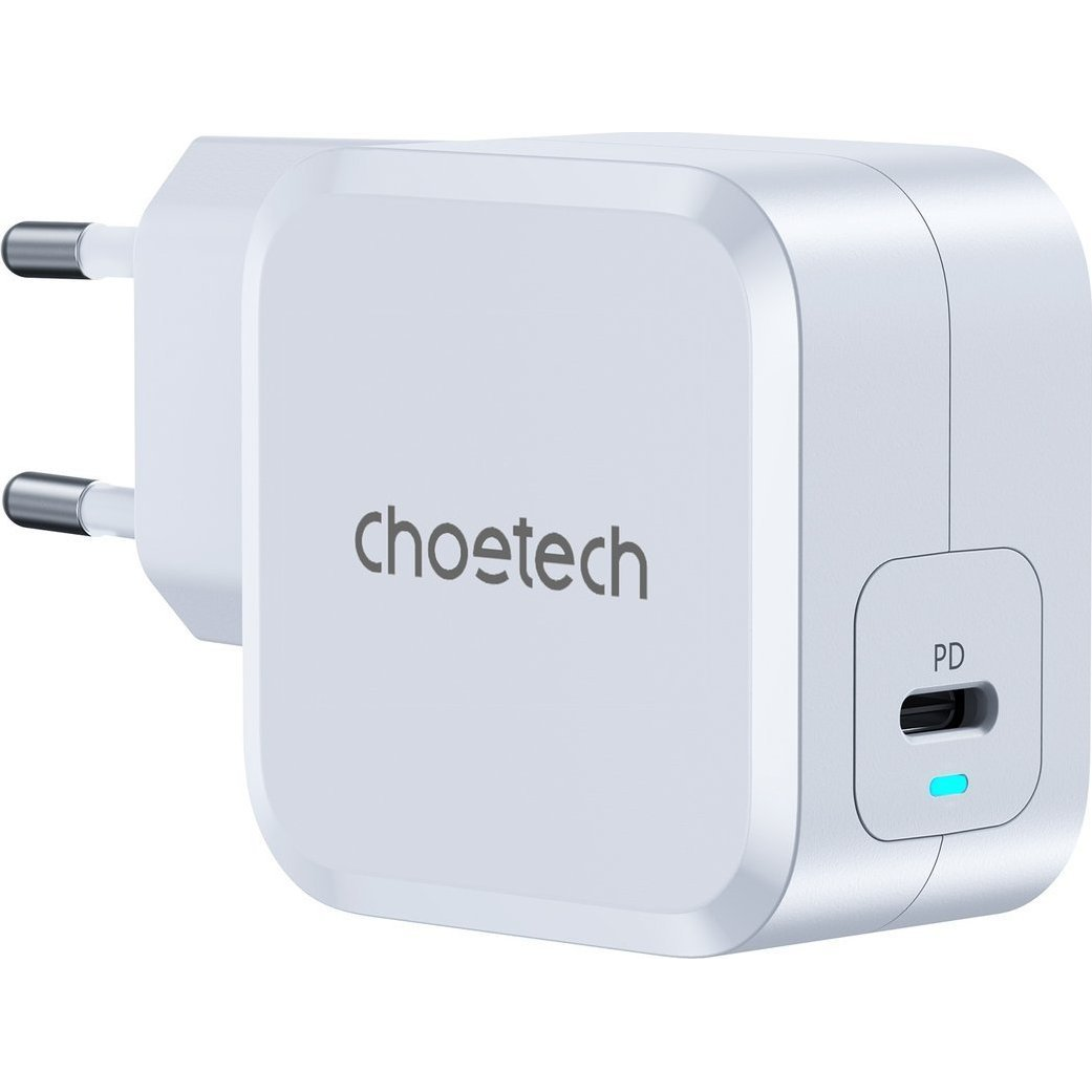 Choetech PD45W Single Type-C Wall Charger EU (white) (6932112103154)