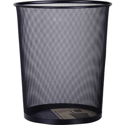 DELI E9189 D951490 Szemeteskuka 18 l Fém (Ø x Ma) 29.5 cm x 34 cm Fekete 1 db