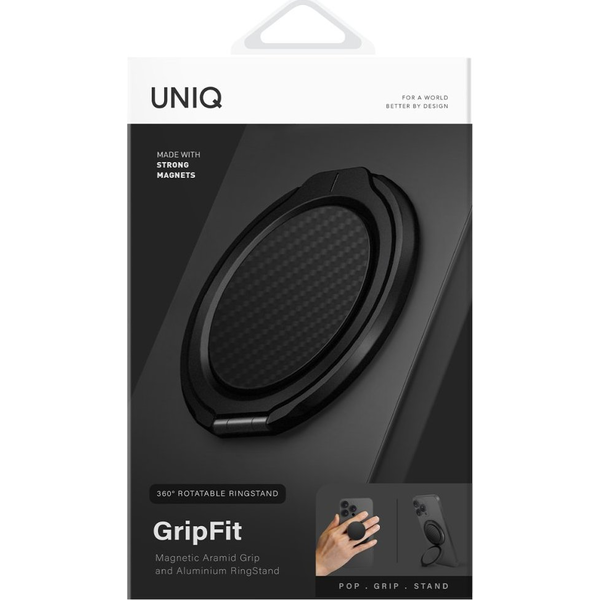 UNIQ GRIPFIT MAGNETNO DRŽALO ZA IPHONE 12 13 14 15 360 PREMIUM KICKSTAND